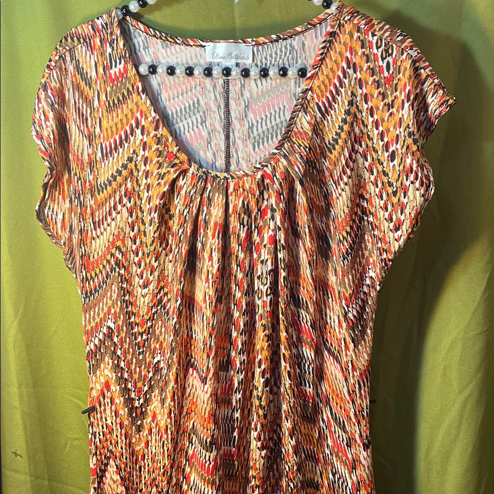 Olivia Matthew’s Printed Summer Dress